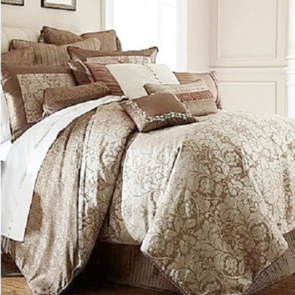 Waterford Ballina Mocha  Euro Sham NIP 26 X 26
